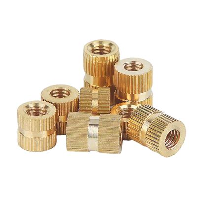 Brass Hot Melt Nuts Impact Resistance High Strength For Aerospace Aviation Industry