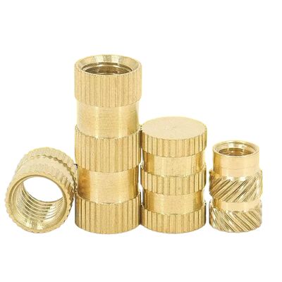 Brass Hot Melt Nuts Impact Resistance High Strength For Aerospace Aviation Industry