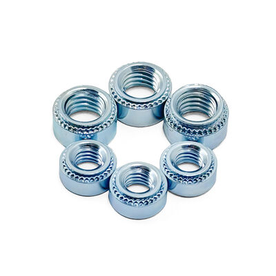 Zinc Nickel Plated Anti Vibration High Torque Custom Head Height Self Locking Press Nut