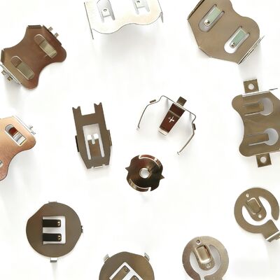 Custom Battery Contact Springs / Contact Fingers - High Precision Stamping
