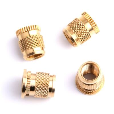 Automotive Brass Threaded Inserts IATF 16949 Certified Custom Non Standard Precision Fasteners