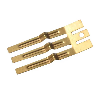 Custom Stamped Battery Contact Springs for Electronic Lock Modules – Selective Gold Plated