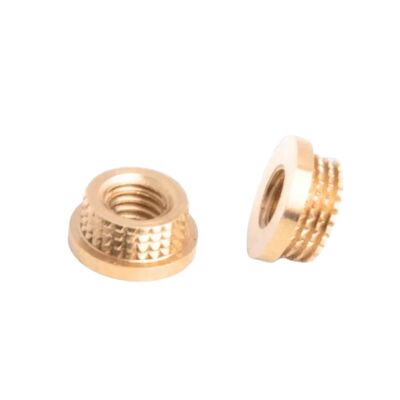M1.0 To M2.0 Micro Hot Melt Nuts Copper For Thin Wall Plastic To Electronics
