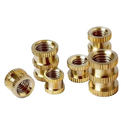Brass Hot Melt Nuts Impact Resistance High Strength For Aerospace Aviation Industry