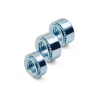High Conductivity Lead Free Brass RoHS Compliant For Automotive Electronics Self Clinching Insert Nut