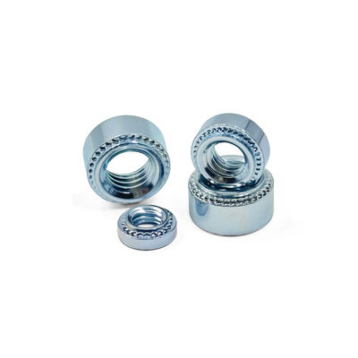 Non Standard Fine Thread Pitch High Accuracy Electropolished 316L Stainless Steel Self Locking Press Nut