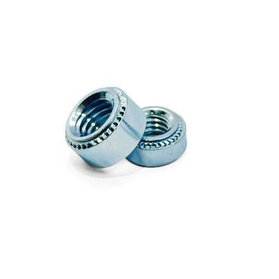 Non Standard Fine Thread Pitch High Accuracy Electropolished 316L Stainless Steel Self Locking Press Nut