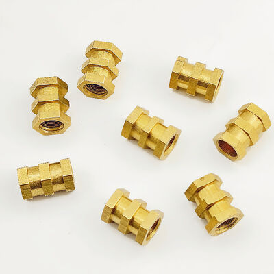 Brass Stainless Steel Aluminum Threaded Inserts Custom Material Option Precision Fasteners
