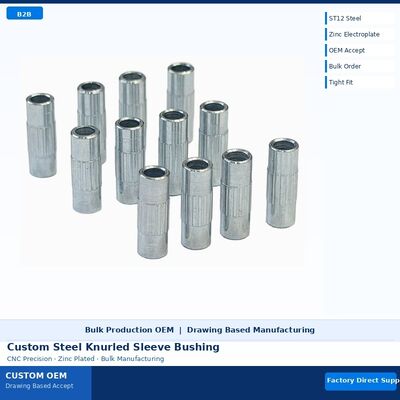 Precision Flanged Drive Pin CNC Machined Zinc Plated Carbon Steel Tight Tolerance Custom Drawing Bulk For Sewing Machine Motor