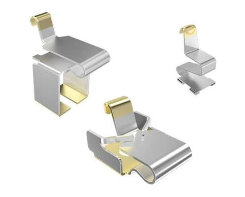 Custom Stamped Contact Shrapnel for PCB Modules – Complex Anti-Vibration Spring Design