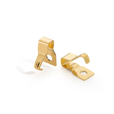 Custom Stamped Battery Contact Springs for Electronic Lock Modules – Selective Gold Plated